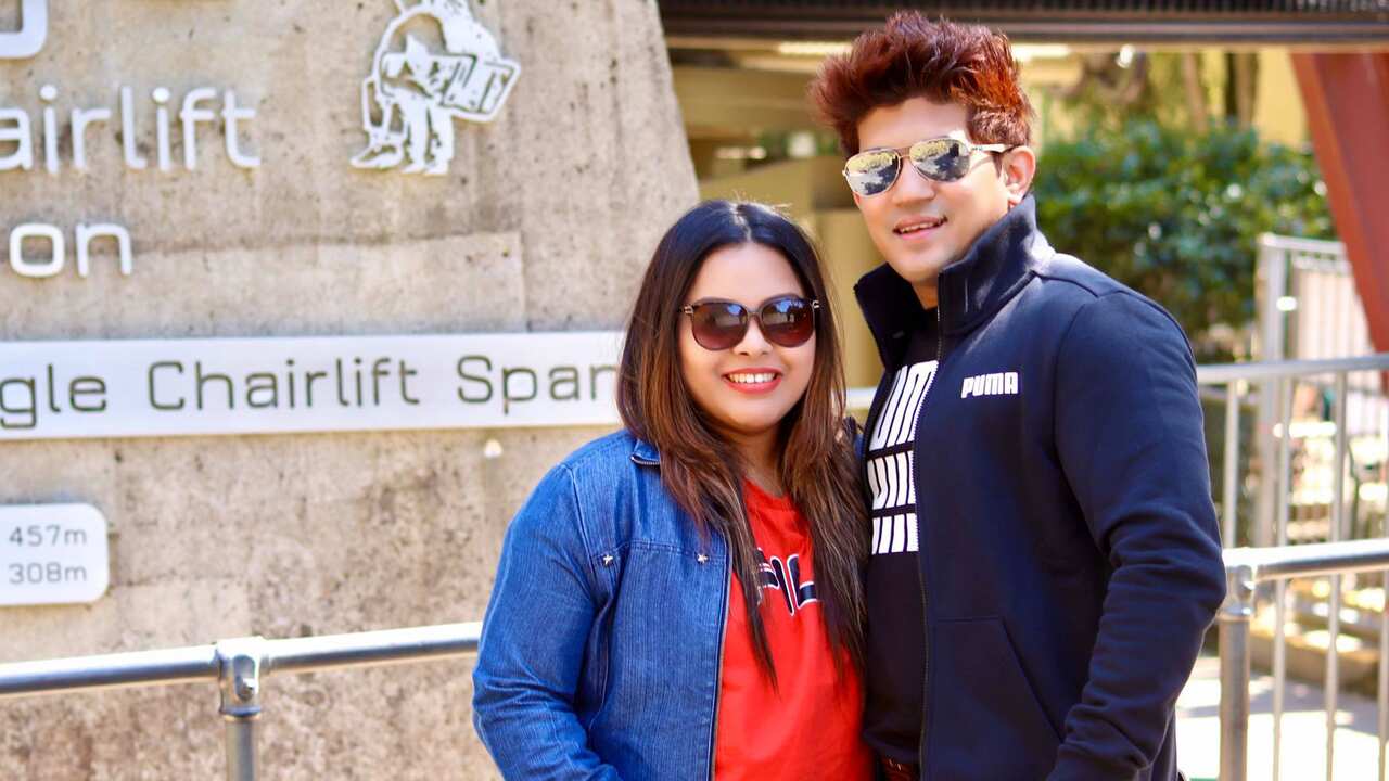 Asanka Pradeep and his partner Nipuni Malawalarachchi