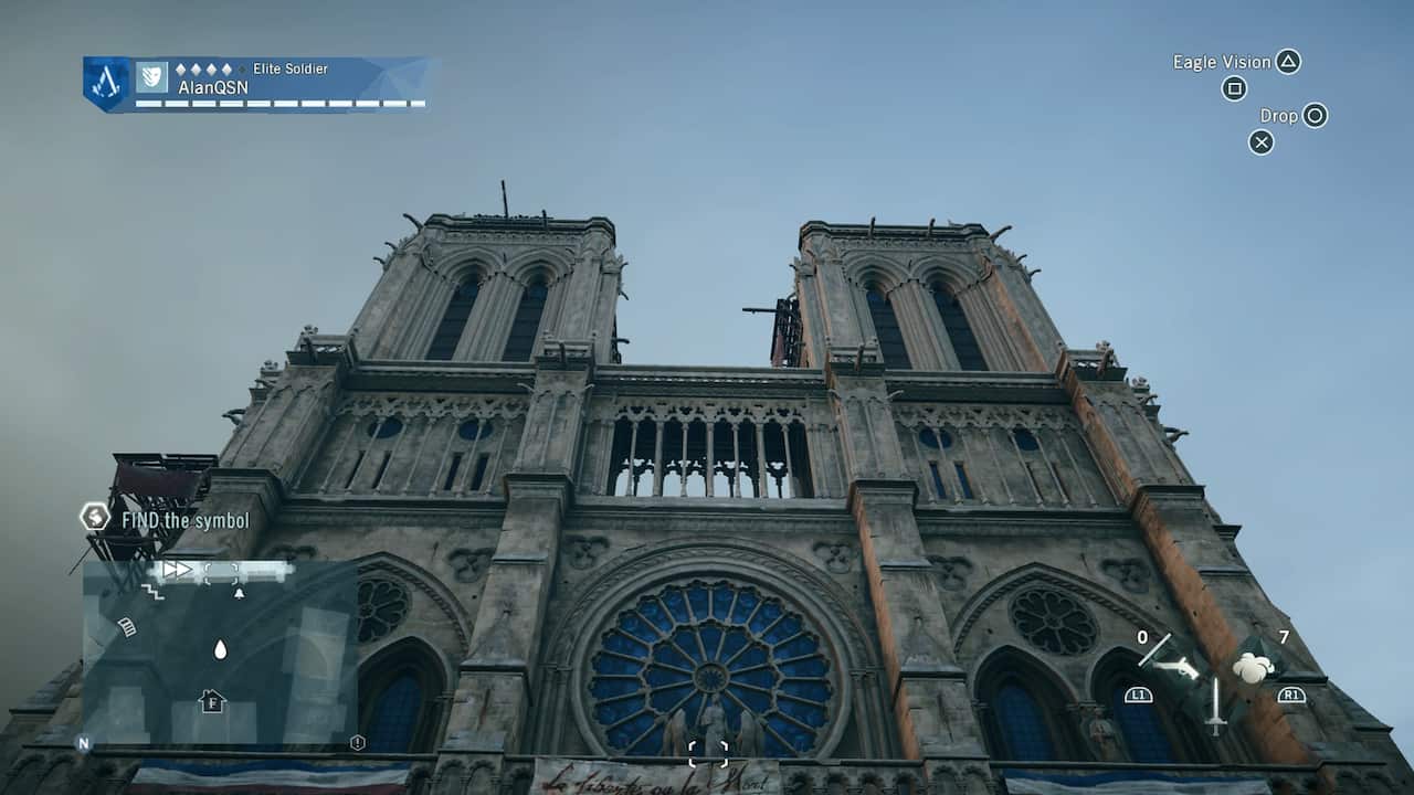 《刺客信条-大革命》中的巴黎圣母院