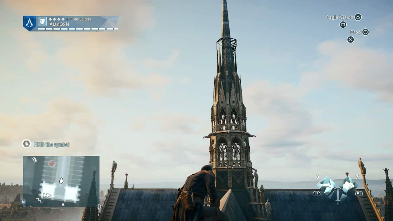 《刺客信条-大革命》巴黎圣母院“尖塔”