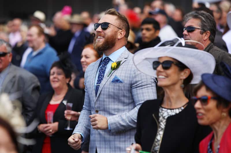 on Emirates Melbourne Cup Day at Flemington Racecourse on November 7, 2017 in Melbourne, Australia.