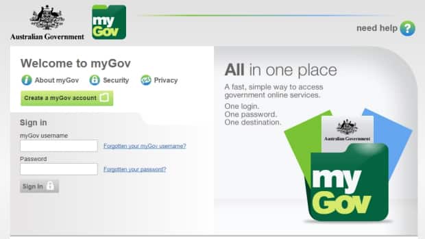 myGov Website