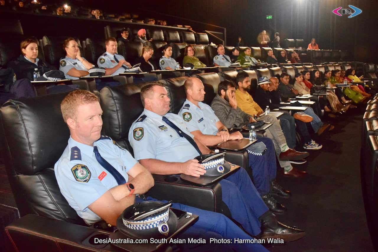 Audience at the premier of the Dowry Abuse Project