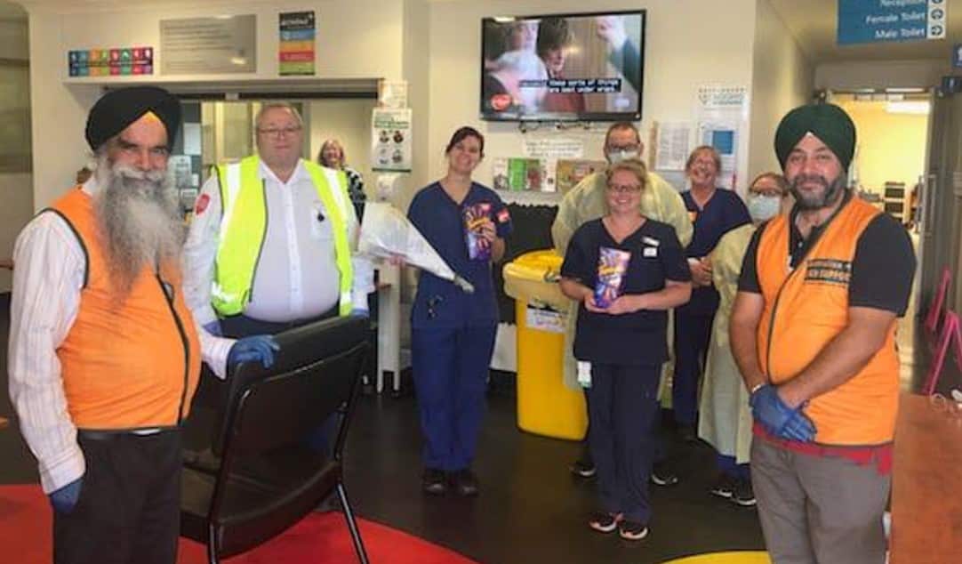 Australian Sikh Support volunteers run a 'thank you' campaign as a token of love and respects towards healthcare workers in Adelaide.