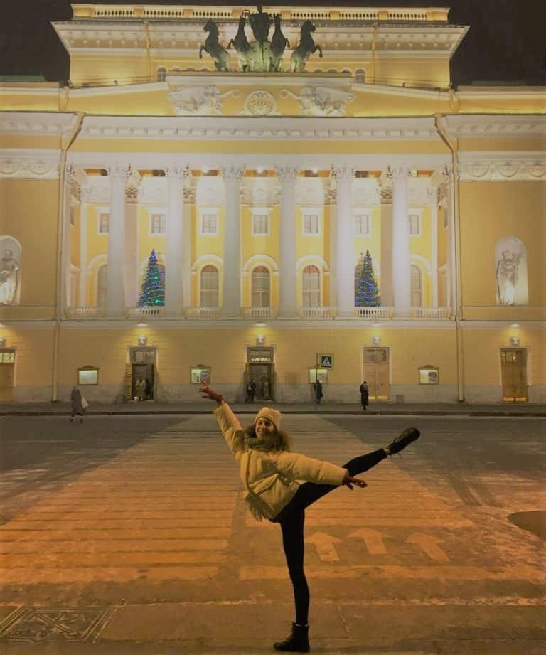 Australian Ballet dancer in Russia