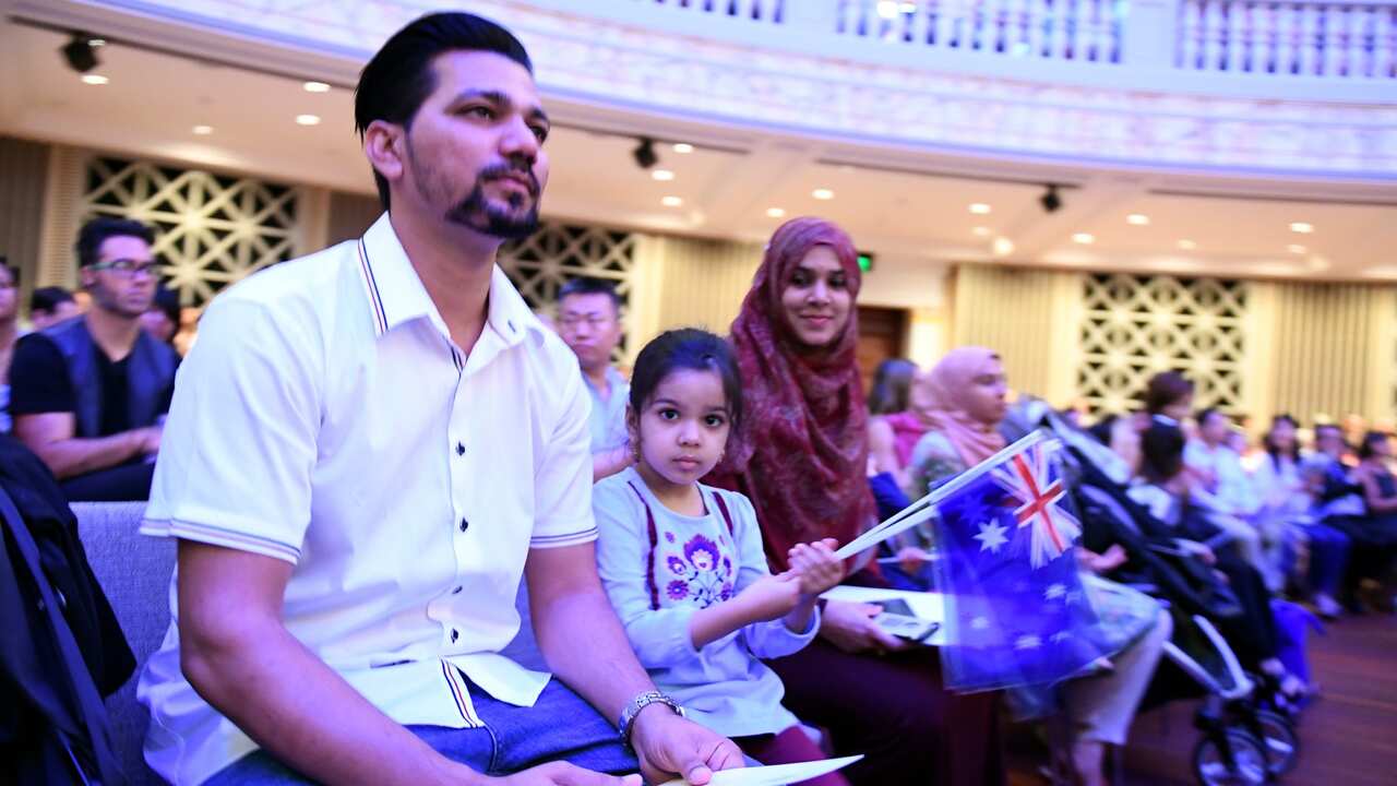 Australian citizenship ceremony 