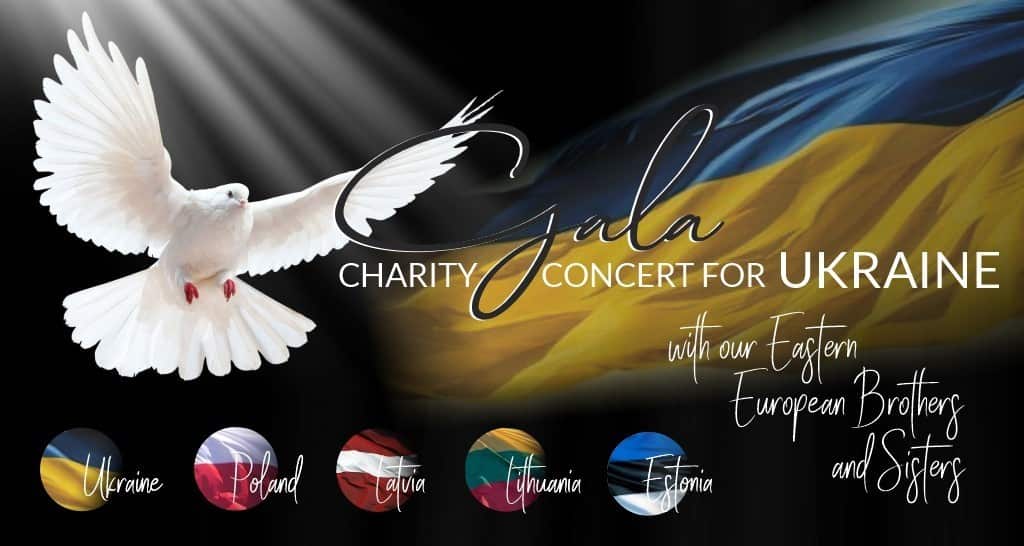 Australian Federation of Ukrainian Organisation (AFUO) presents 'Charity Gala Concert for Ukraine'. Featuring an extravaganza of Eastern European local international folk dance, music, song and choral performances at the iconic Palais Theatre Melbourne.  