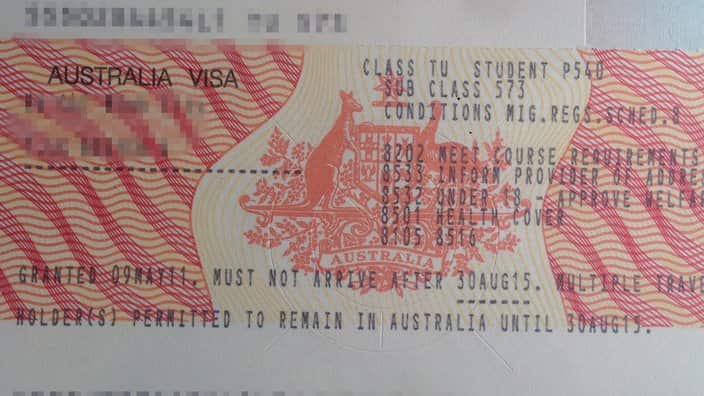 Student Visa 1 Credit: AAP Julian Smith