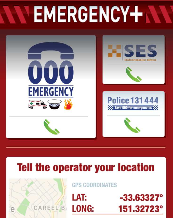 La app Emergency Plus