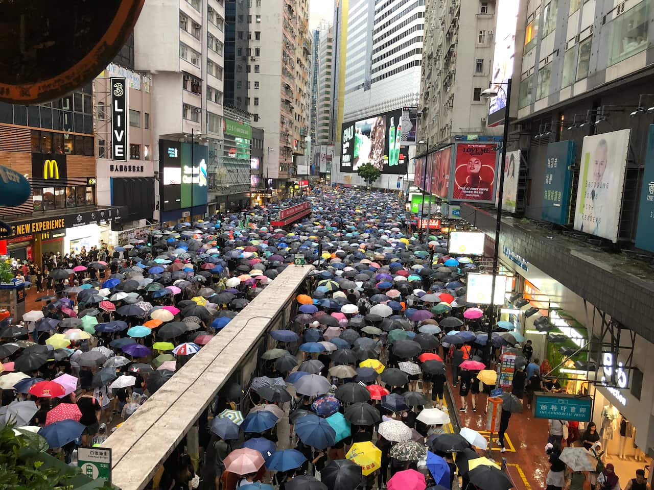 Hong Kong marks first peaceful weekend in months