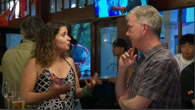 The Language Exchange is a chance for people to learn and practice different languages.