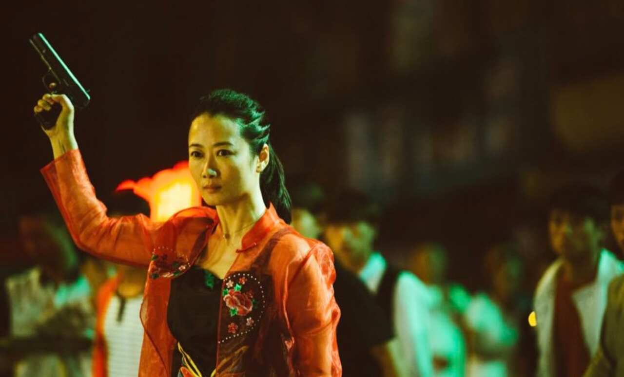 A still from Ash is the Purest White