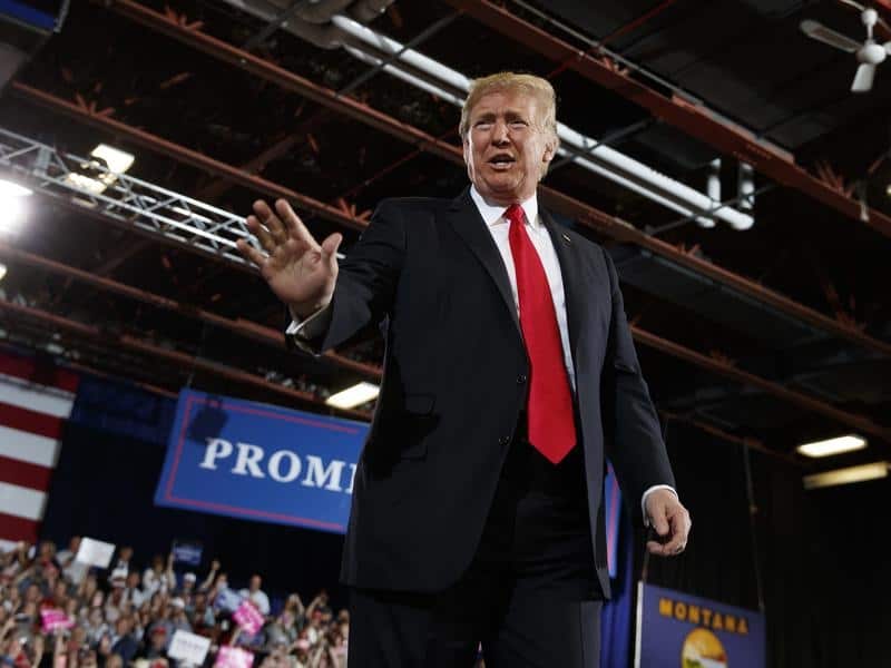 US President Donald Trump