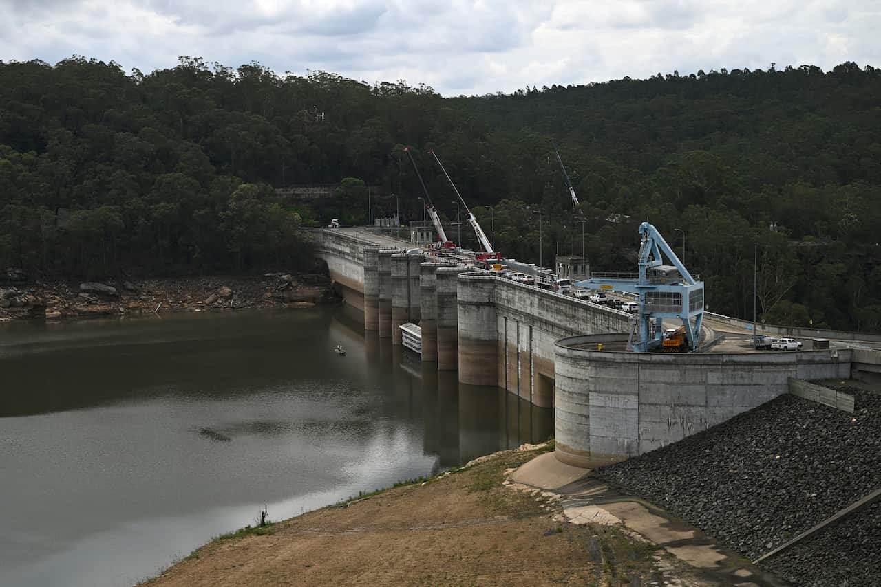 The recent downpours saw Warragamba Dam lift to reach more than 60 per cent of its capacity.