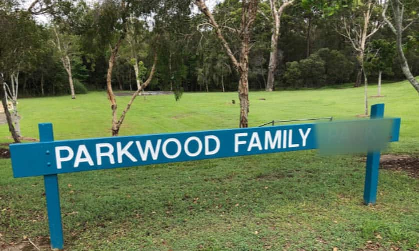 Racist graffiti in Parkwood Park, Gold Coast