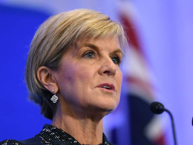 Foreign Minister Julie Bishop