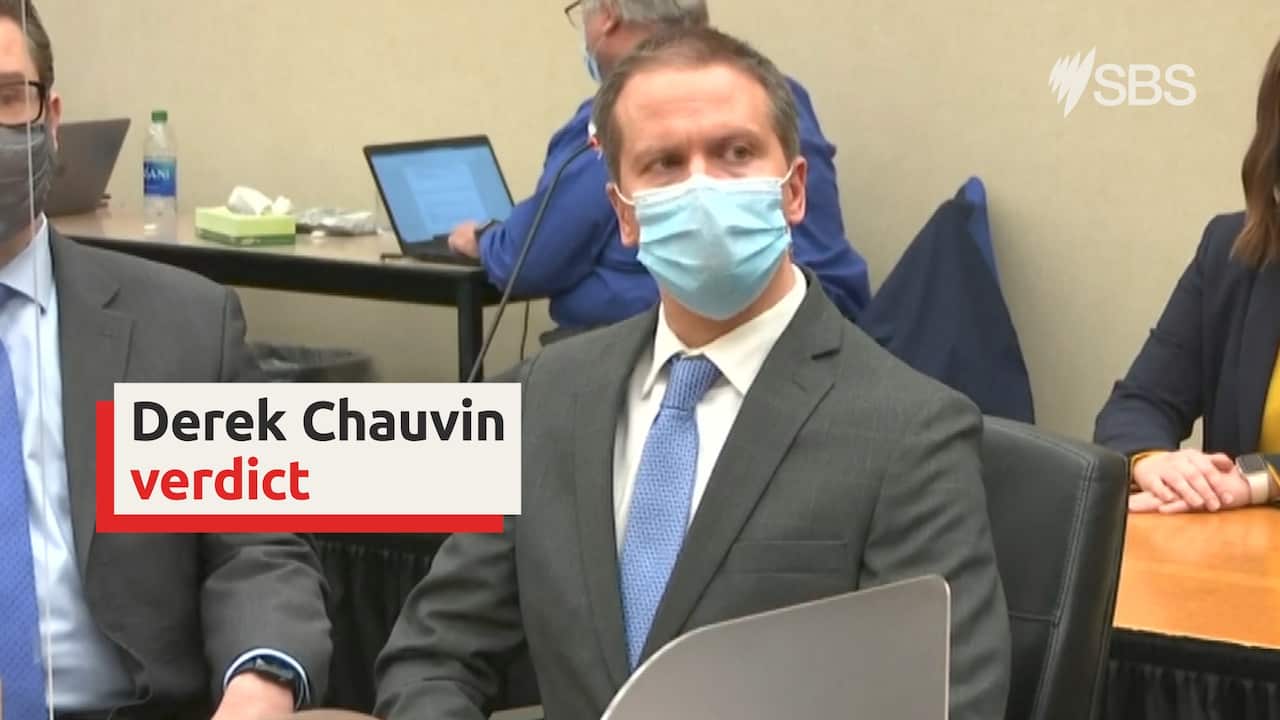 Judge Peter Cahill delivers the jury's verdict on Derek Chauvin