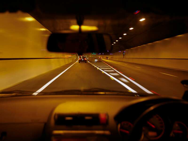 The tunnel of the AirportlinkM7.