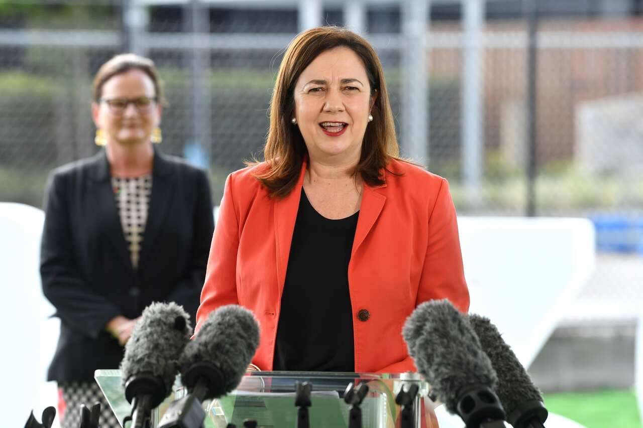 Queensland Premier Annastacia Palaszczuk is due to give an update on border openings on Tuesday.
