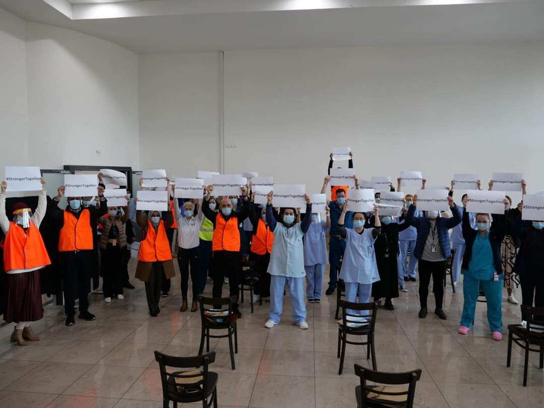 'Stronger together' is the Lebanese Muslim Association's message. 