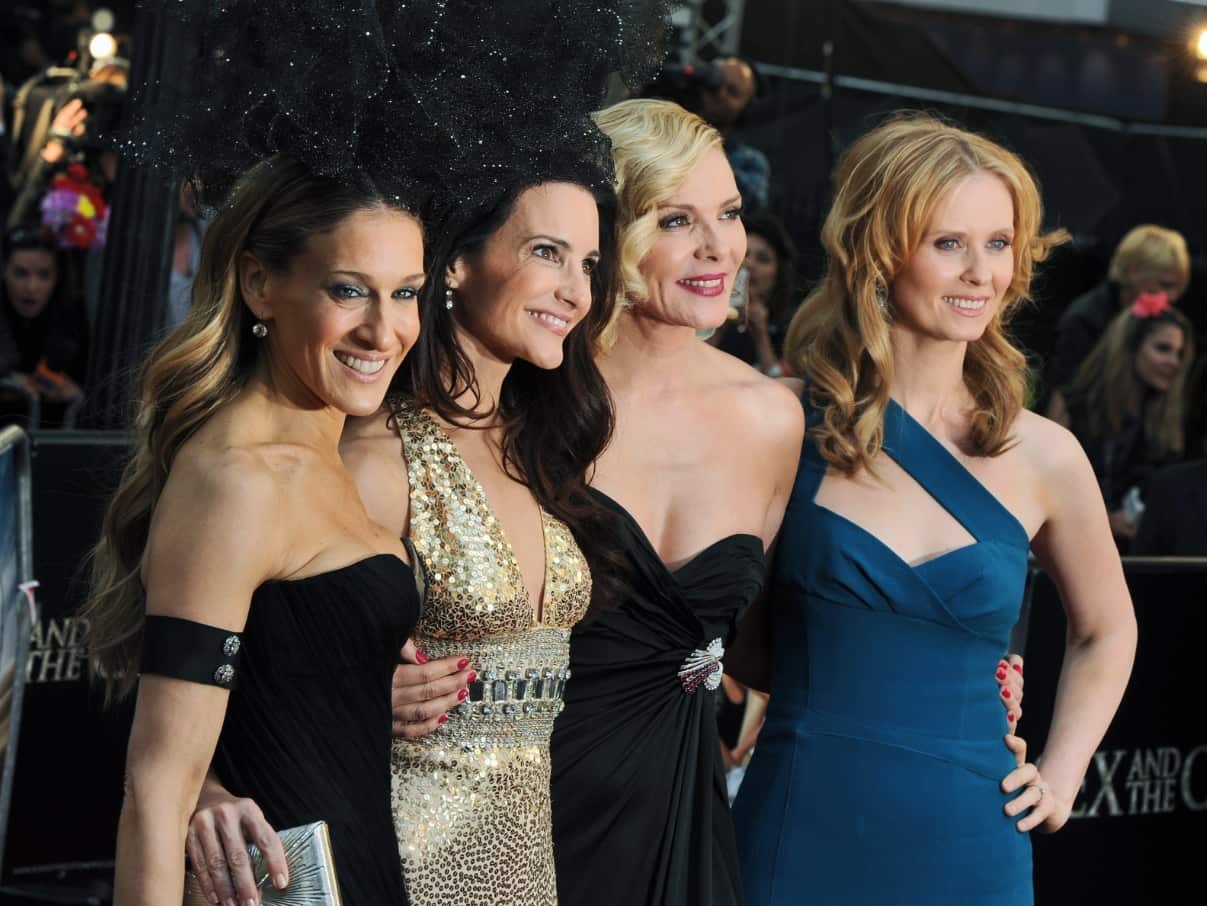 File image: (L-R) Sex and the City cast, Sarah Jessica Parker, US actress Kristin Davis, British actress Kim Cattrall, US actress Cynthia Nixon