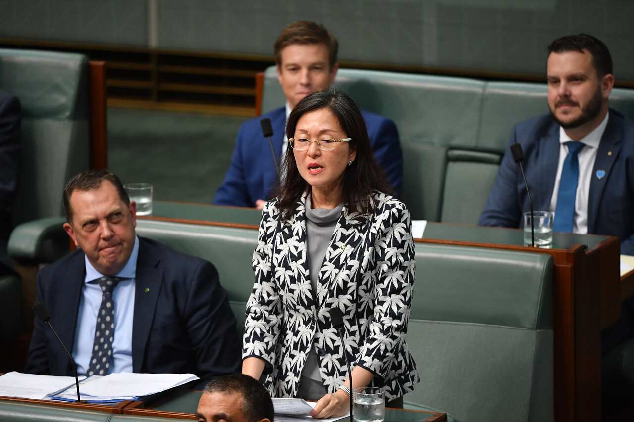 Liberal member for Chisholm Gladys Liu at Parliament House in Canberra.