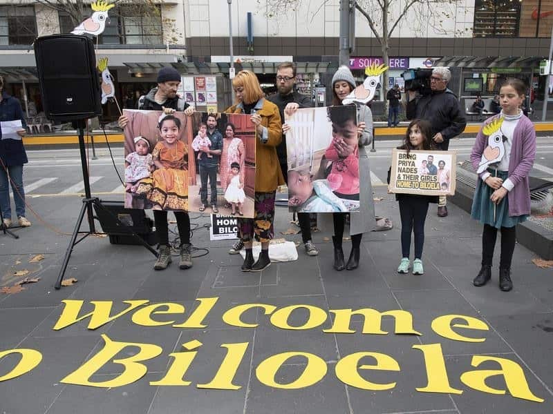 Rally to stop the deportation of a Sri Lankan family (file image)