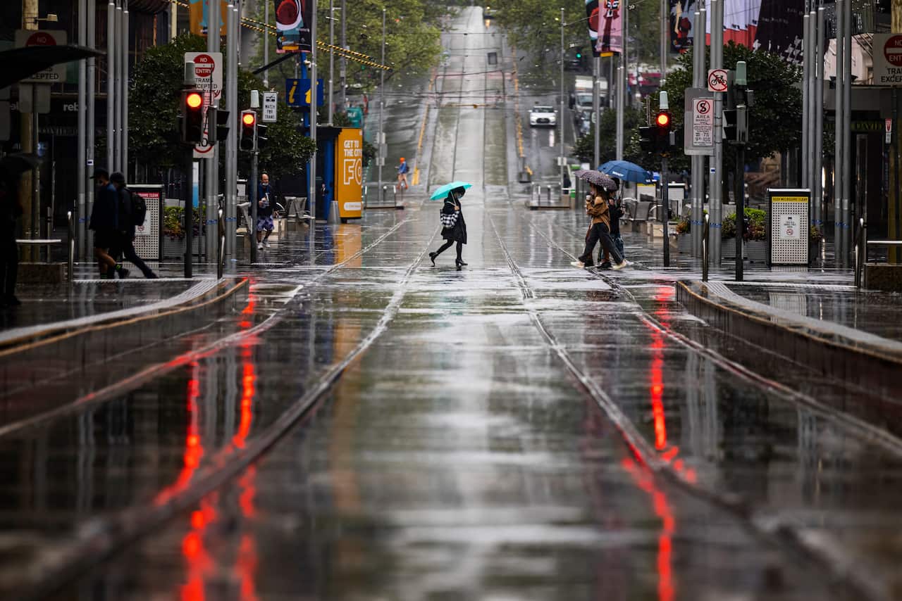 Melbourne's lockdown will remain in place until 70 per cent of Victorians aged over 16 are double-vaccinated, which is forecast for October 26. 