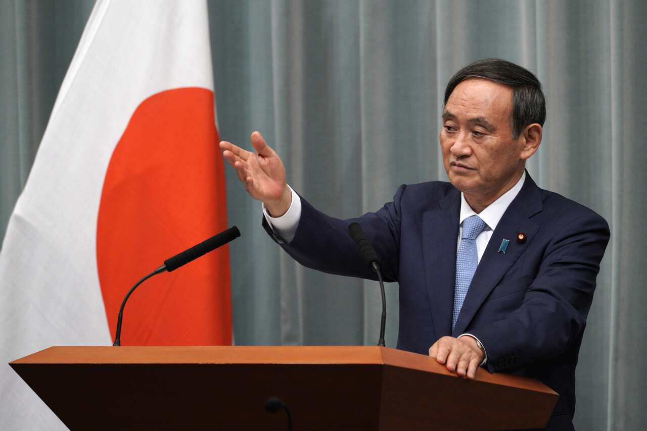 Japan's Chief Cabinet Secretary Yoshihide Suga