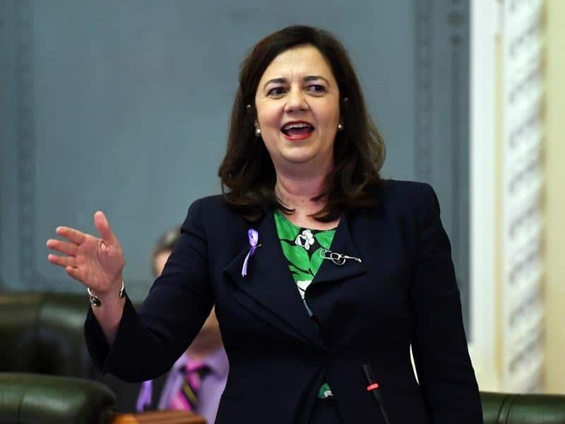Queensland Premier Annastacia Palaszczuk speaks during Question Time .