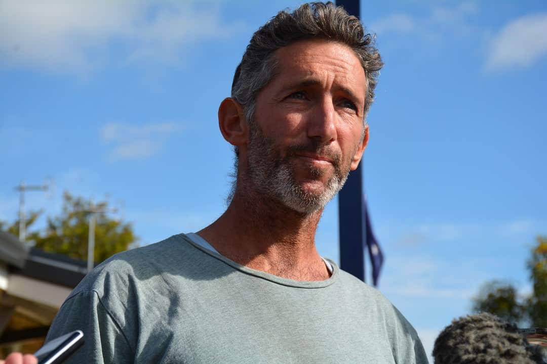 Aaron Cockman is the father of the four children killed by their grandfather near Margaret River in WA's south on Friday
