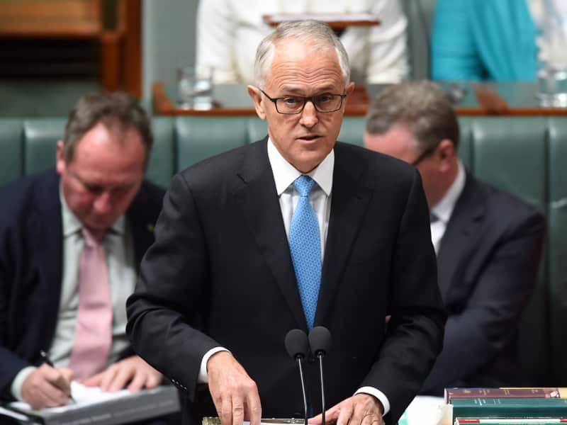 Australia's Prime Minister Malcolm Turnbull