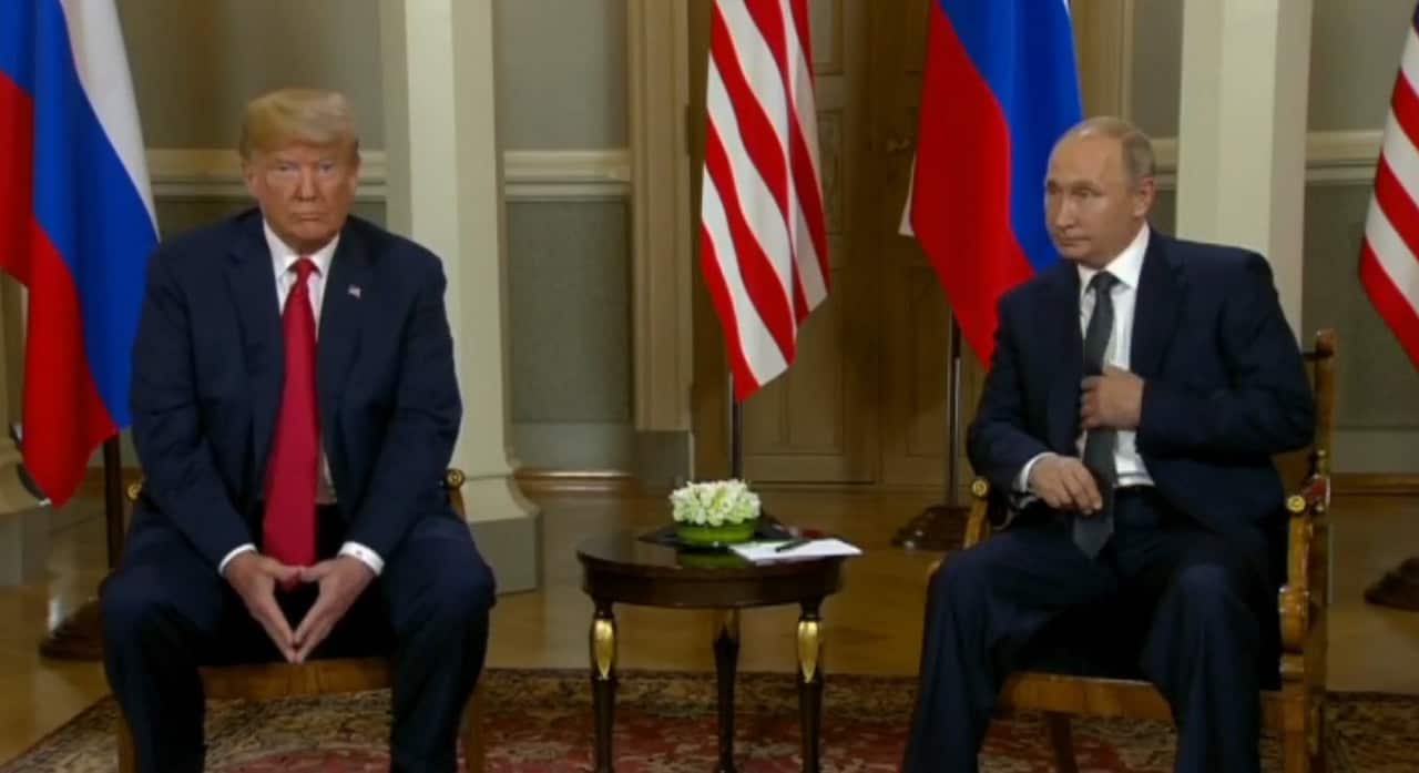 Donald Trump and Vladimir Putin.