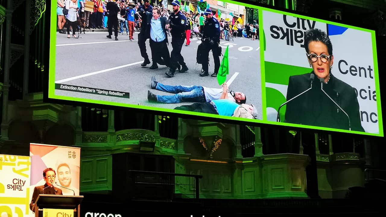 Clover Moore, the Lord Mayor of City of Sydney