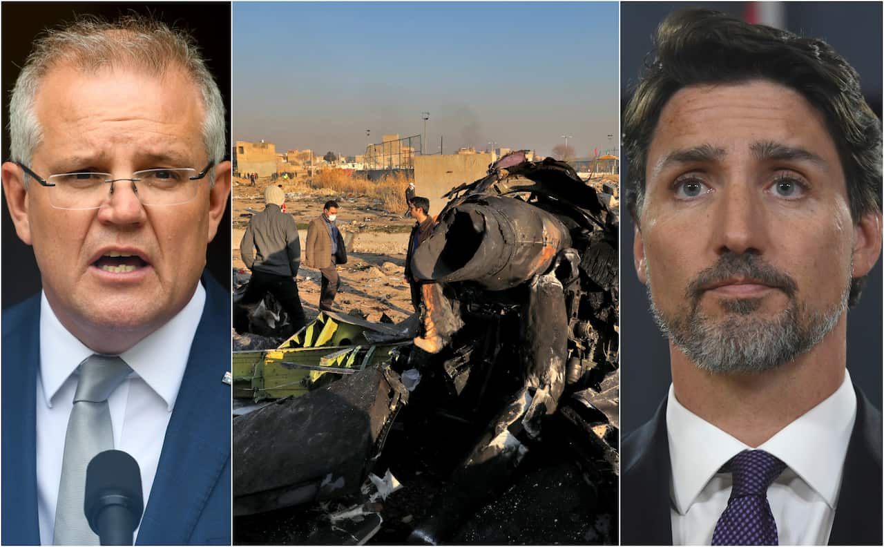 Prime Minister Scott Morrison and his Canadian counterpart Justin Trudeau have each received intelligence that Iran is responsible for the deadly crash.