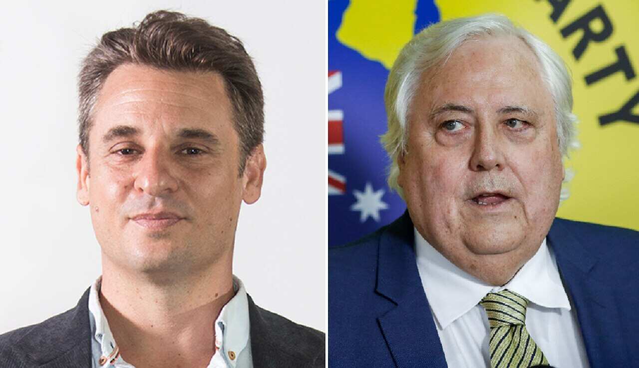 Tony Pecora and Clive Palmer.