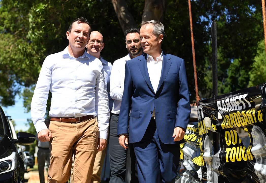 Mark McGowan and Bill Shorten