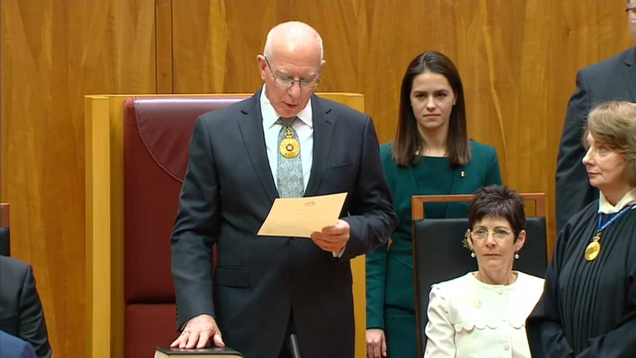 David Hurley has been sworn in as Australia's new governor-general.