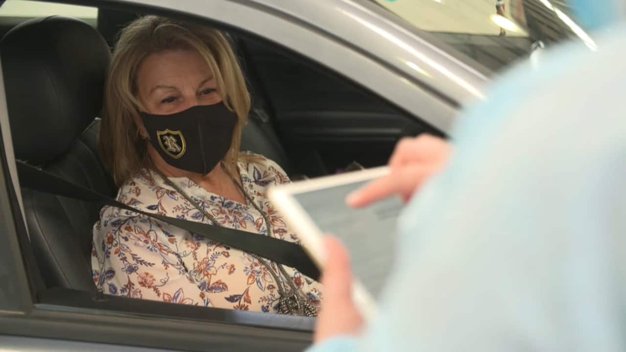 Italian born Rosa Cursio-Barcham is about to try out a new app designed to overcome the language barrier in COVID screening