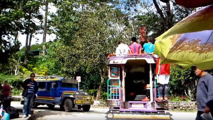Jeepney ride in Sagada