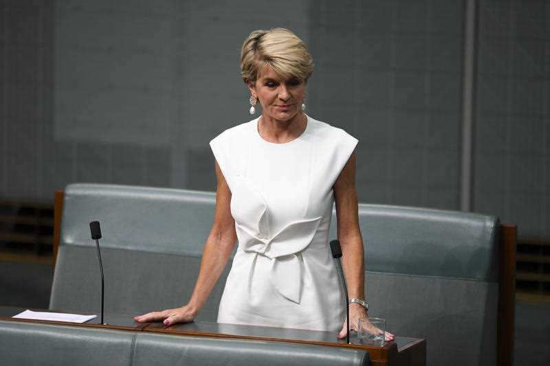 Former Australian Foreign Minister Julie Bishop makes statement to the House of Representatives announcing her resignation from Parliament.