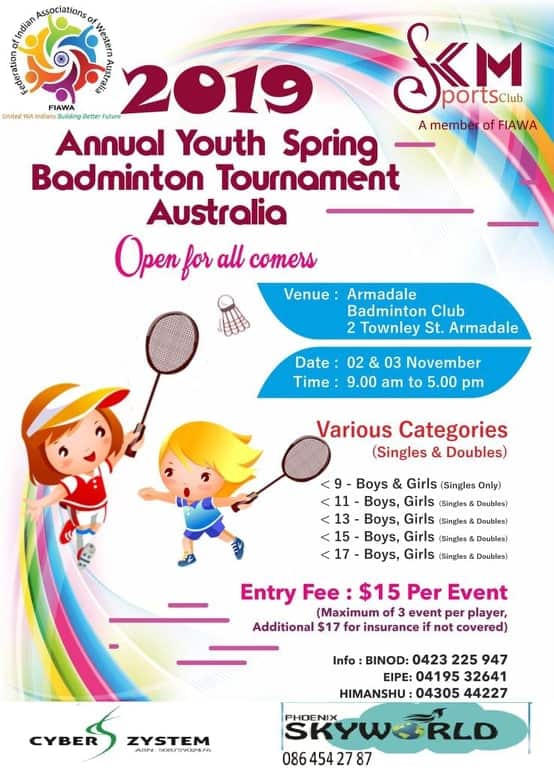 Badminton western australia