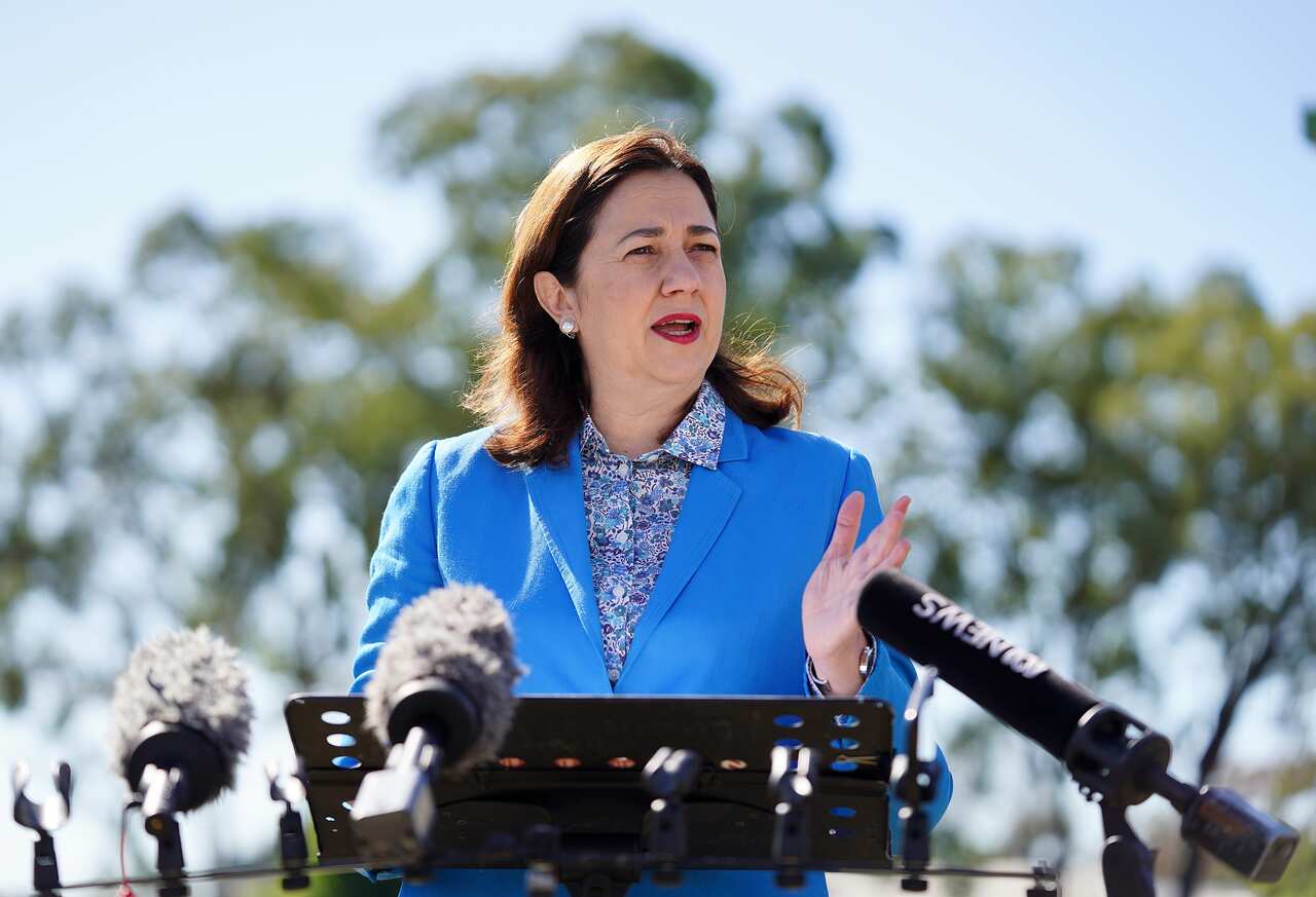Queensland Premier Annastacia Palaszczuk has not given a date for the state's borders to reopen.