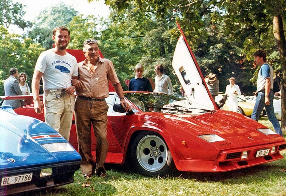 Valentino Balboni and Ferruccio Lamborghini