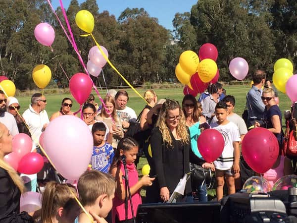 Vigil at Olympic Park for Sanaya Sahib