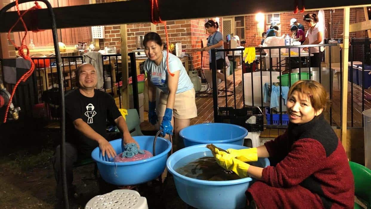 Rửa là gói bánh