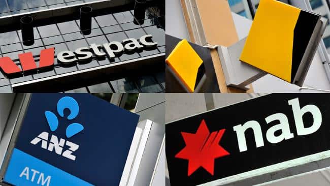 Four of the five biggest Australian banks