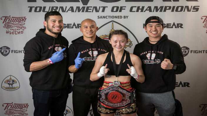 Hmong women in Muay Thai