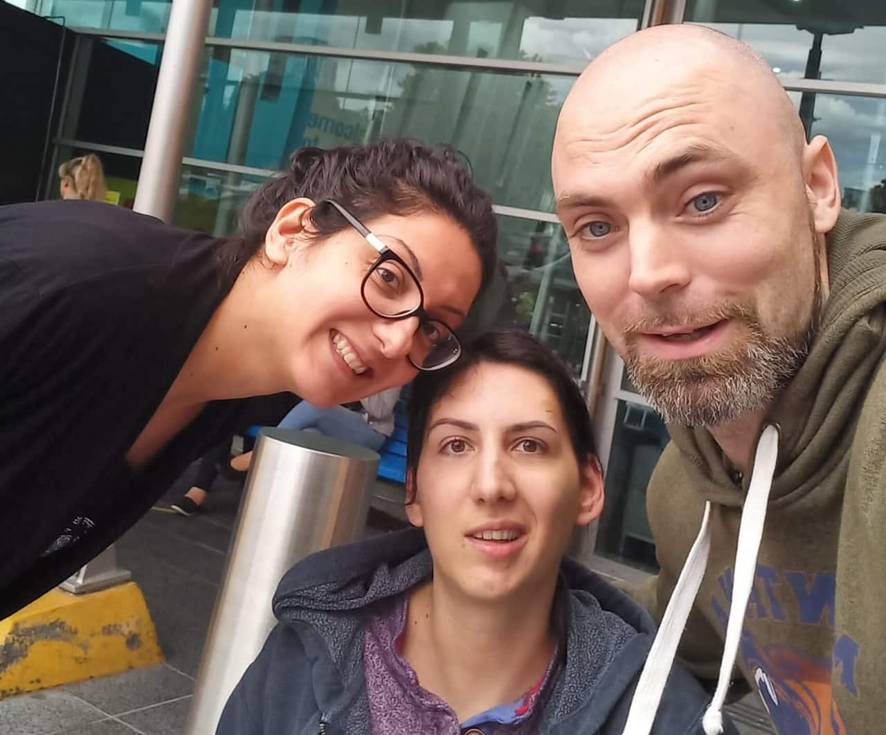 Barbara and Alessandra Piscitelli with Phil