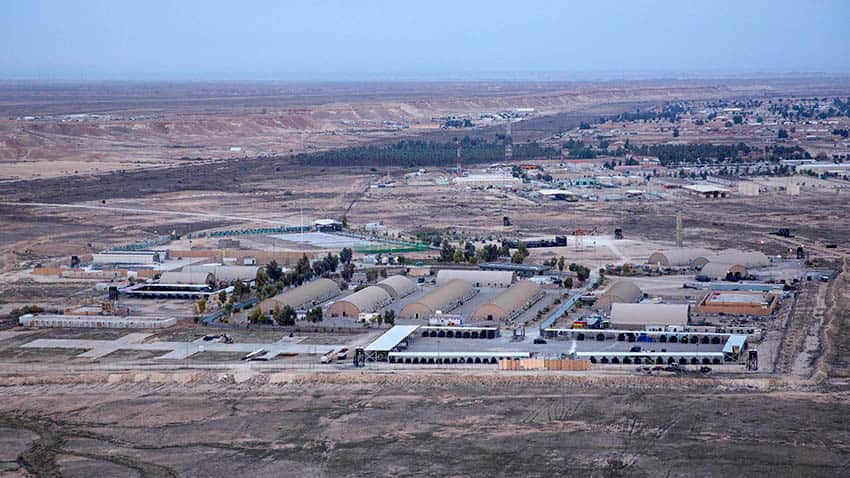 Ain Al Asad base in Iraq