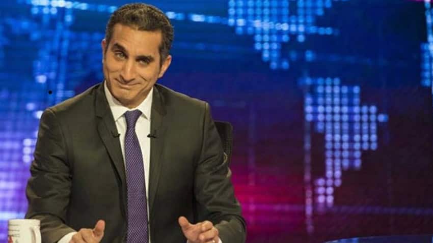 Egyptian tv host Bassem Youssef. 